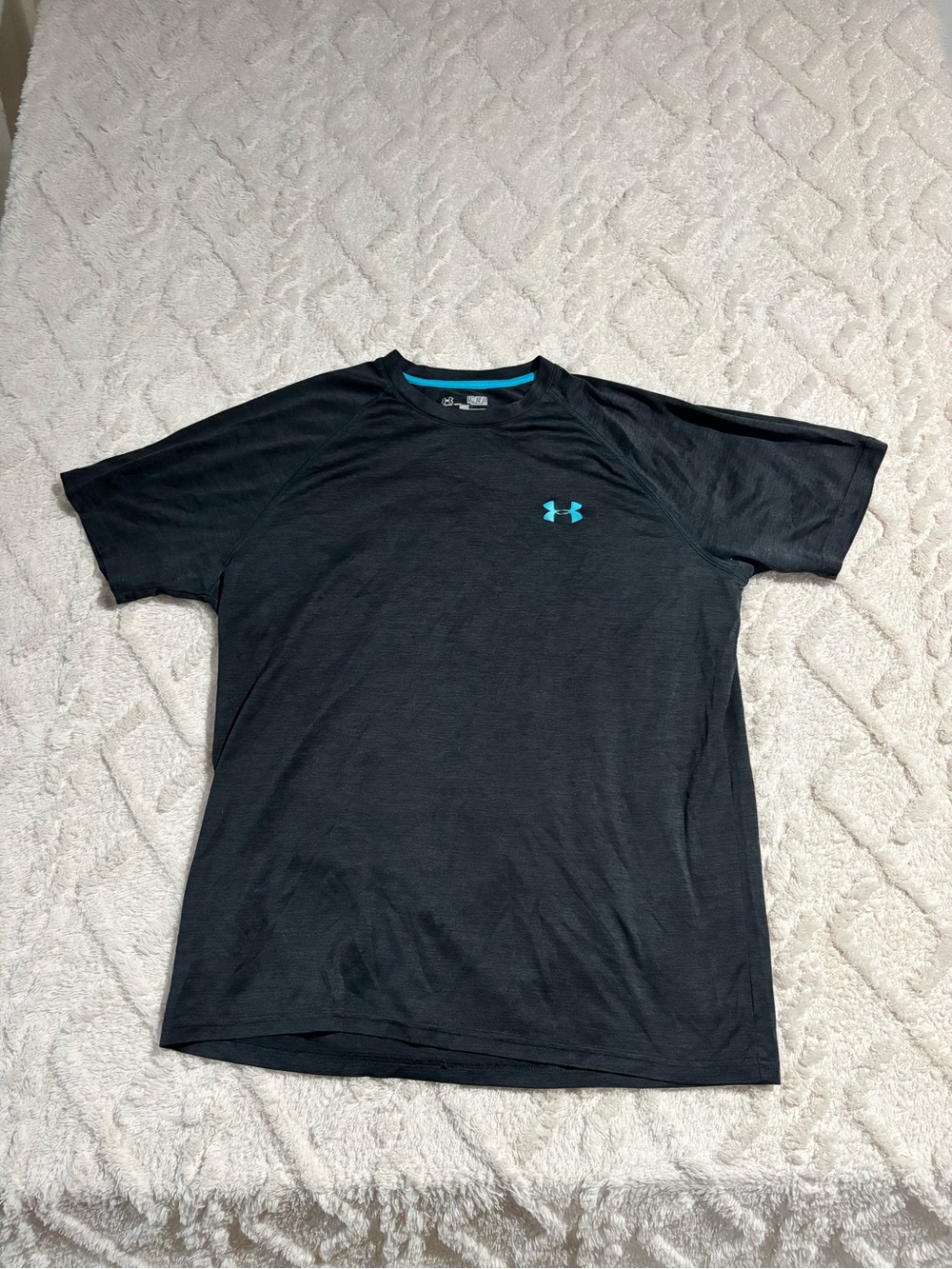 Under Armour medium tee grey and blue